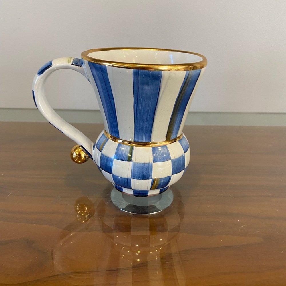 MACKENZIE-CHILDS Royal Check Mug